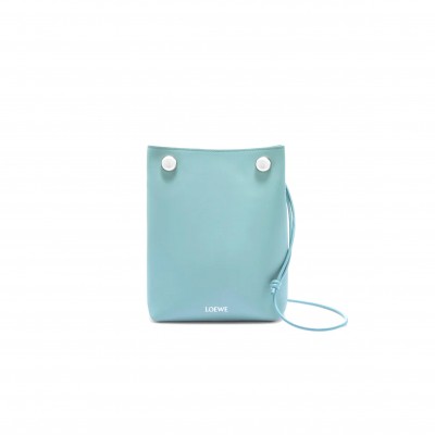 LOEWE PEBBLE POUCH IN SMOOTH CALFSKIN CANBSPPX01 (17*21.5*7cm)